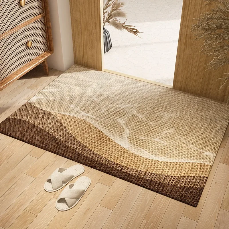 

Входной ковер, нескользящие водонепроницаемые и грязеотталкивающие коврики для спальни, минималистичный художественный коврик для спальни, дверной коврик, добро пожаловать, украшение для дома