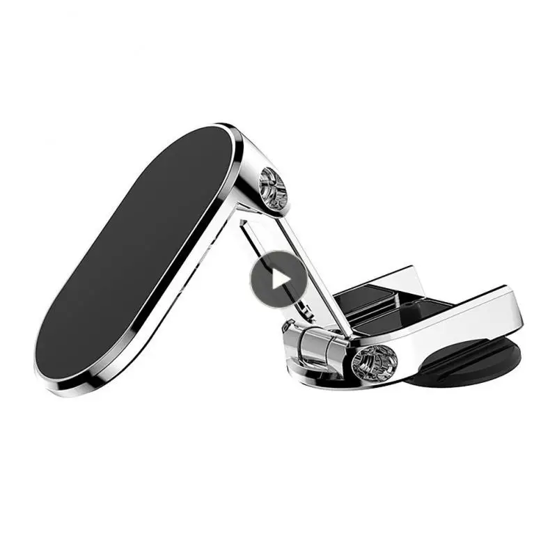 

Folding Magnetic Car Phone Holder Universal Compatibility Mount Bracket Adjustable Mobile Cell Phone Holder Stand Magnet