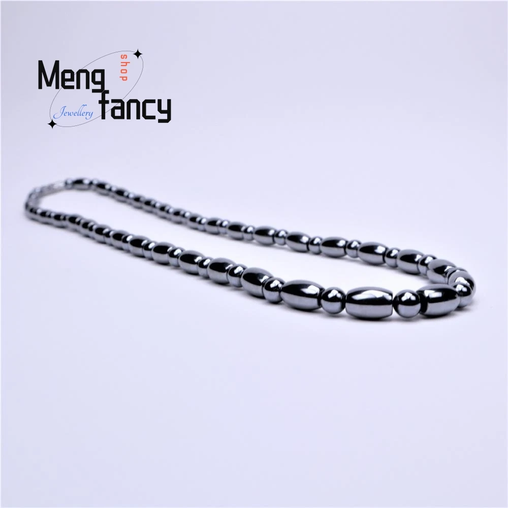 Ожерелье из натурального энергетического камня Terahertz модные аксессуары сделай