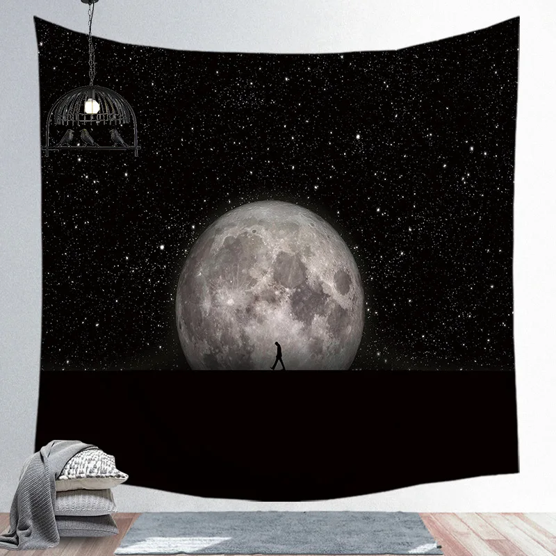 

Moon Tapestry Wall Hanging Gossip Tapestries Hippie Wall Rugs 6101