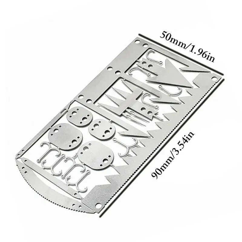 22 в 1 карта выживания для кемпинга многофункциональный карманный нож рыболовный