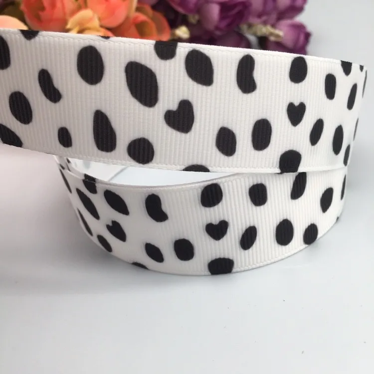 

Термотрансферная корсажная лента с принтом Wave point cartoon 1 "25 мм, для бантов для волос, материалы ручной работы D22102501