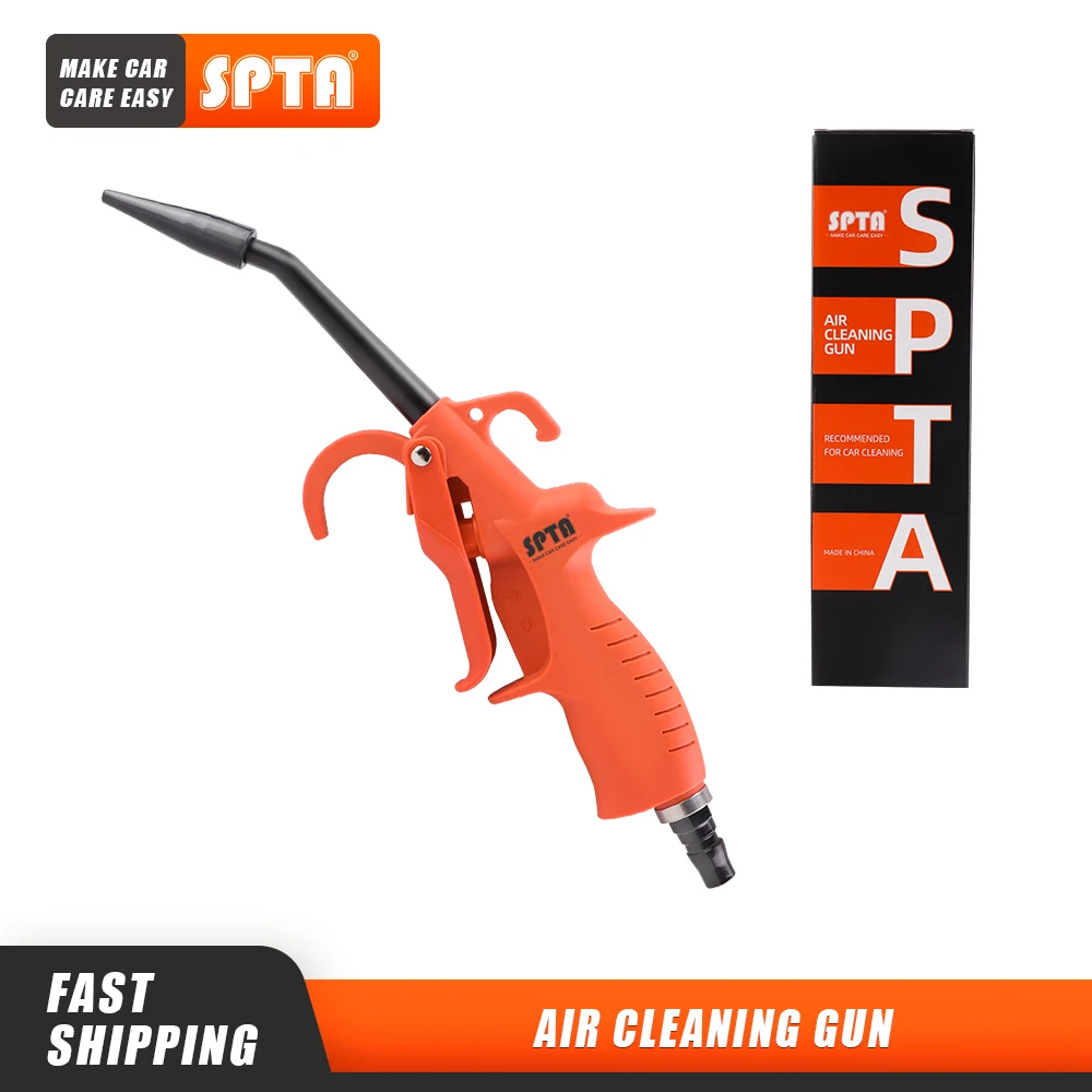 

SPTA Air Blow Gun Pneumatic Dust Blow High Pressure Air Compressor Air Jet Gun Engine Cleaning Tool Quickly Clean Dirt Car Dust