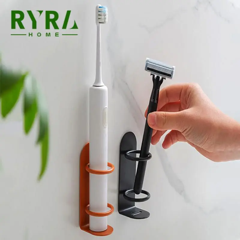 

Электрический держатель без перфорации, настенный держатель для электрических зубных щеток, держатель для бритвы, полка для хранения, орга...