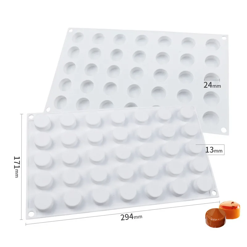 Форма цилиндрическая силиконовая для торта шоколада 2/6/15/24/35