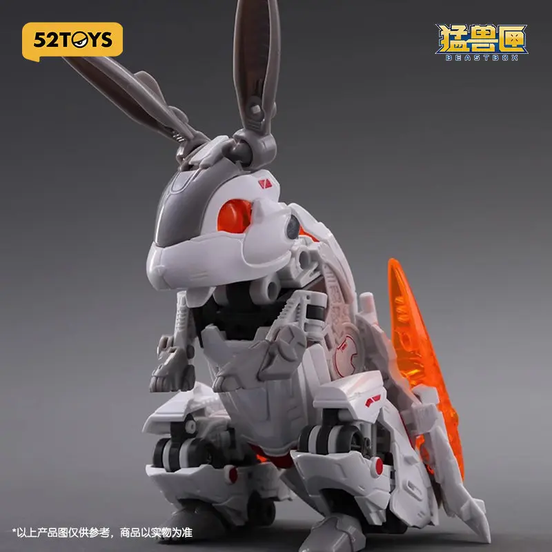 Фото 52TOYS BEASTDRIVE BD-02 STAR DASH Rabbit: Трансформируемая фигурка-меха, коллекционная модель, игрушка-конструктор для детей и взрослых №5