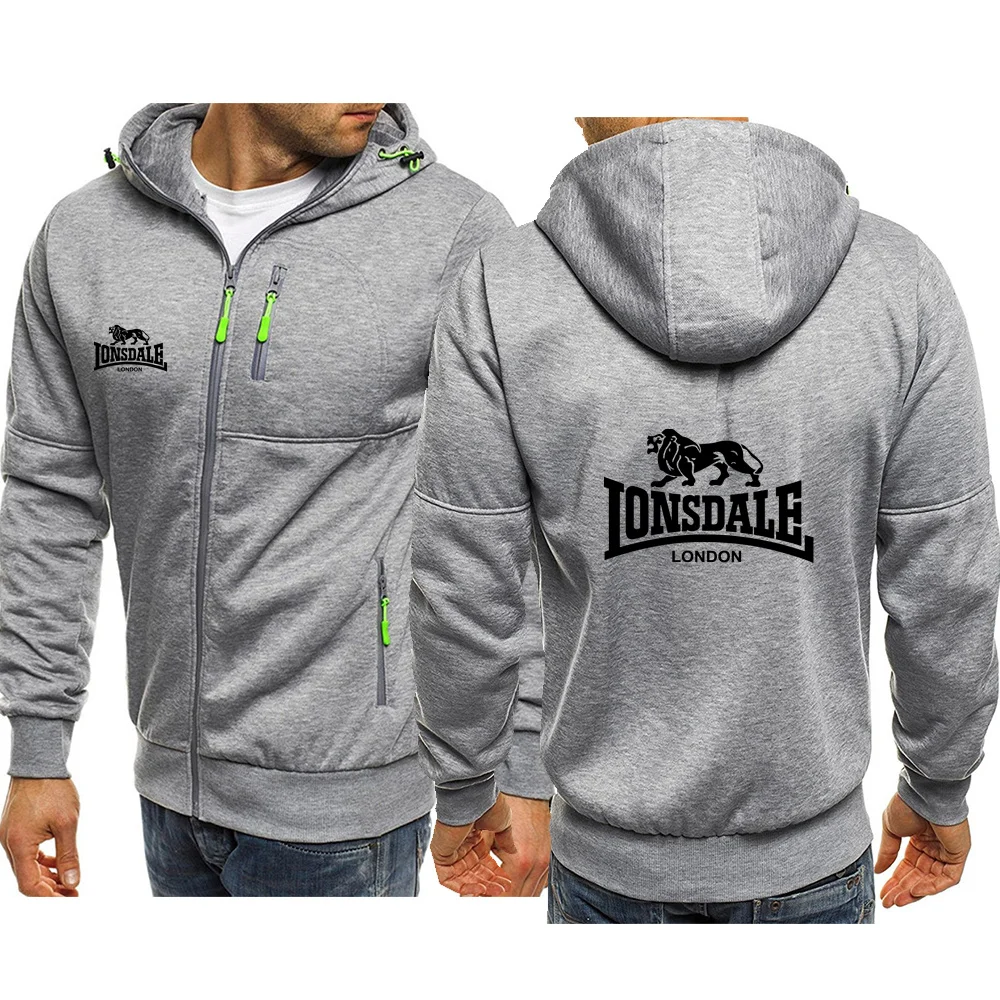 Новинка мужская куртка LONSDALE толстовки пальто Модный женский спортивный костюм