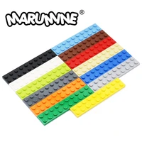 marumine moc brick parts 2x10 plate 15pcs building blocks base board compatible with 3832 diy assembles particles accessories