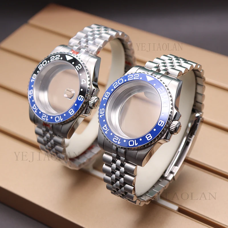 Мужские чехлы для наручных часов Gmt-master 40 мм браслет запчасти Seiko nh34 nh35 nh36/38 miyota 8215