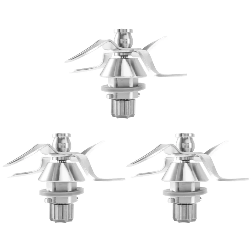 

3 сменных ножа для блендера Vorwerk Thermomix TM31, Кухонный комбайн, Магнитный нож с уплотнением, сверхострые запасные части