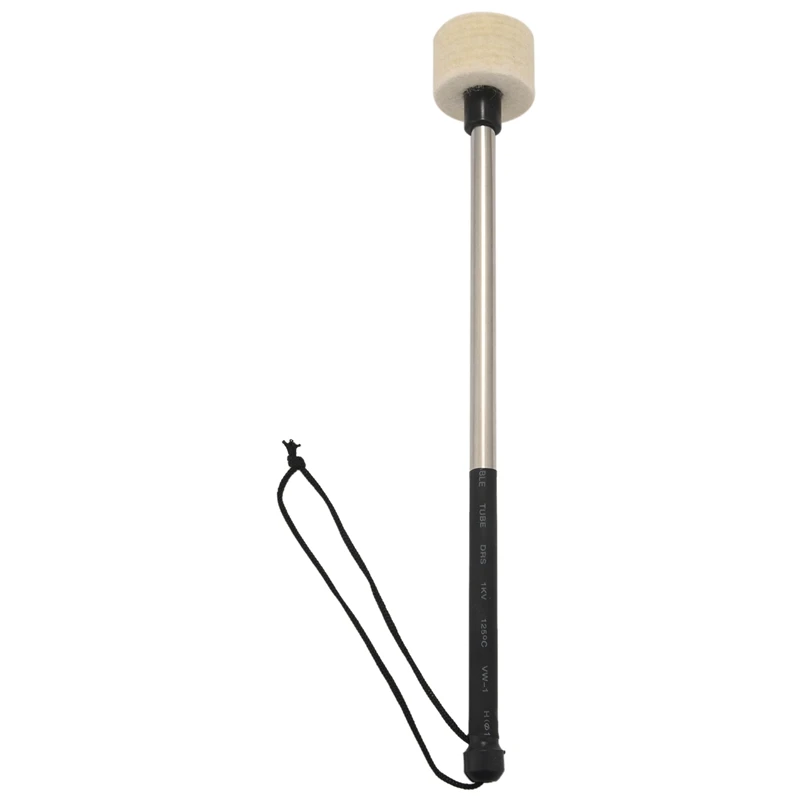 

Набор из 1 барабана для баса, молоток, фетровая головка, перкуссионные маллеты, палочки тимпани с ручкой из нержавеющей стали