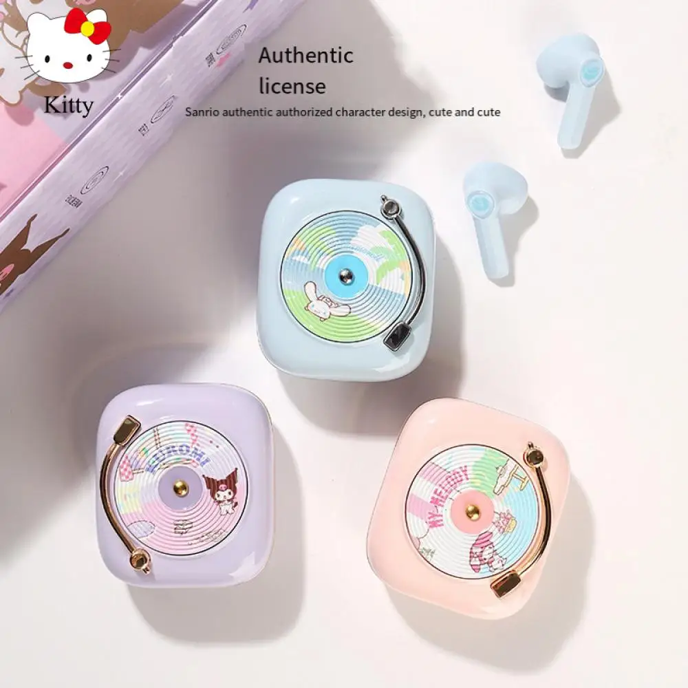 

Sanrio My Melody Cinnamoroll Kuromi Bluetooth наушники Kawaii беспроводные Hifi Качество звука шумоподавление в ухе винтажный подарок