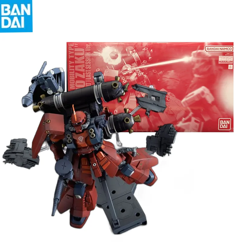 

Bandai Gunpla Mg 1/100 High Mobility Type Psycho Zaku Last Session Ver Gundam Assembly Model Collectible Robot Kits Models