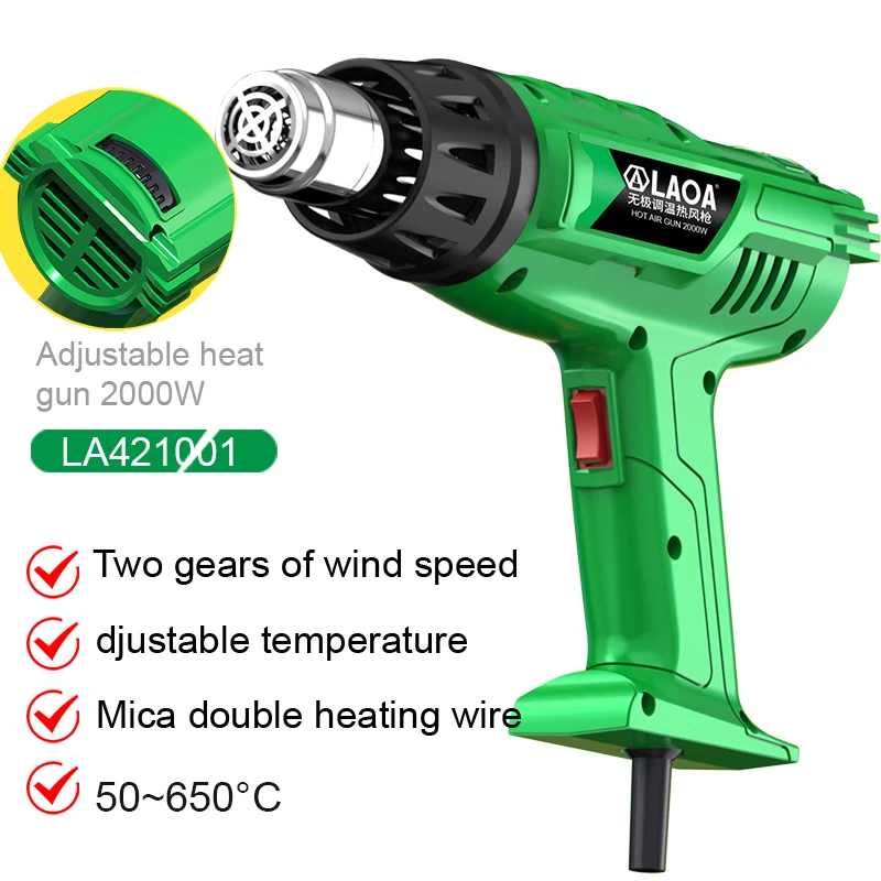 

LAOA Тепловой пистолет 2000 Вт