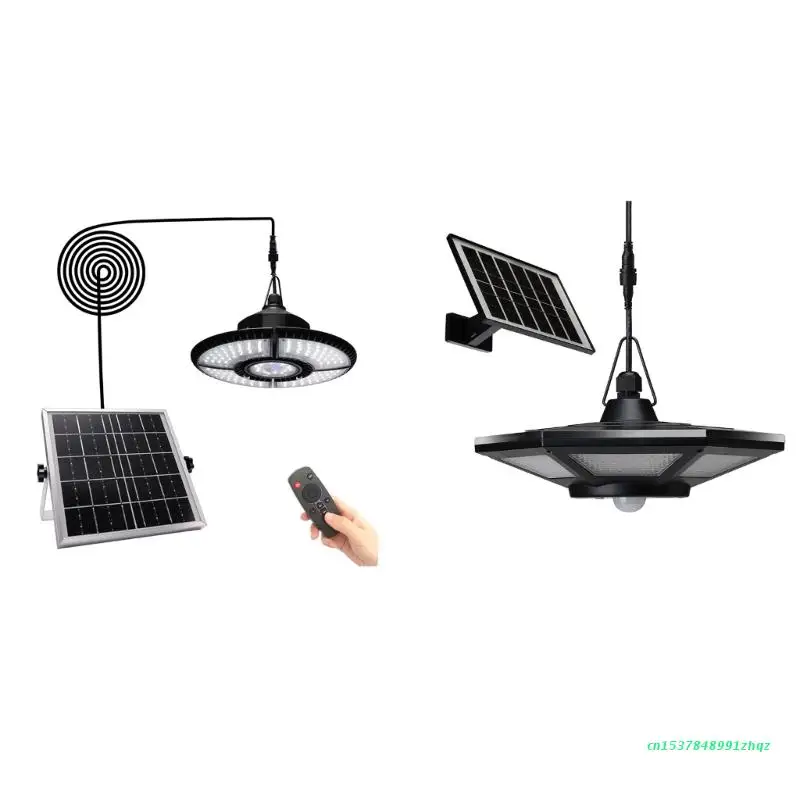 

Solar Shed Light Remote Control Security Lamp for Garage Gazebo Barn 5/6 Leaves