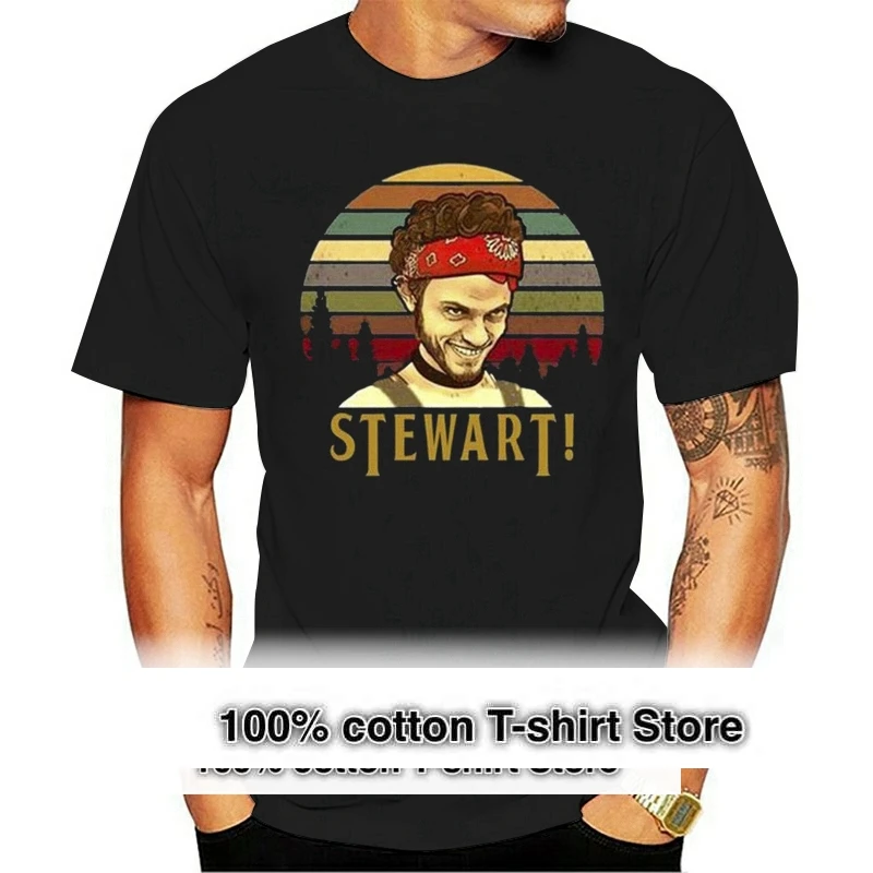 Stewart Letterkenny T Shirt Black Cotton Men S-3Xl Plus Size Tee Shirt