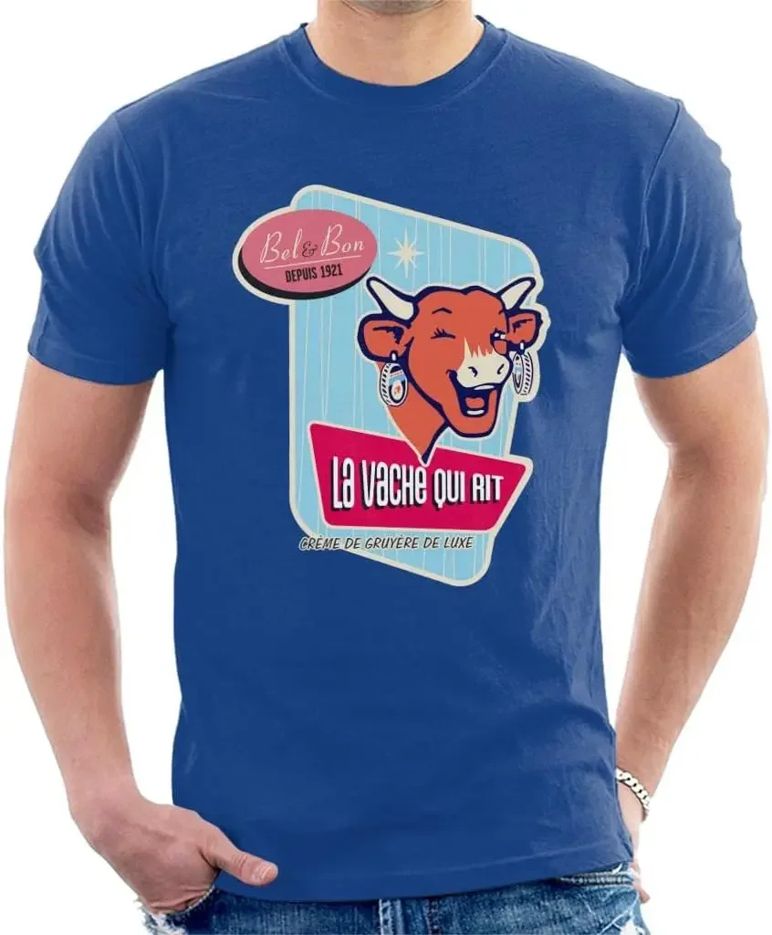 Мужские футболки из высококачественного 1921 хлопка с коротким рукавом смеющаяся