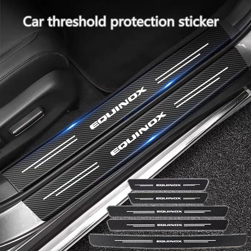 

Car Stickers Anti Scratch Door Sill Strip Carbon Fiber Car Threshold Protection Sticker For Chevrolet Equinox 2006-2019