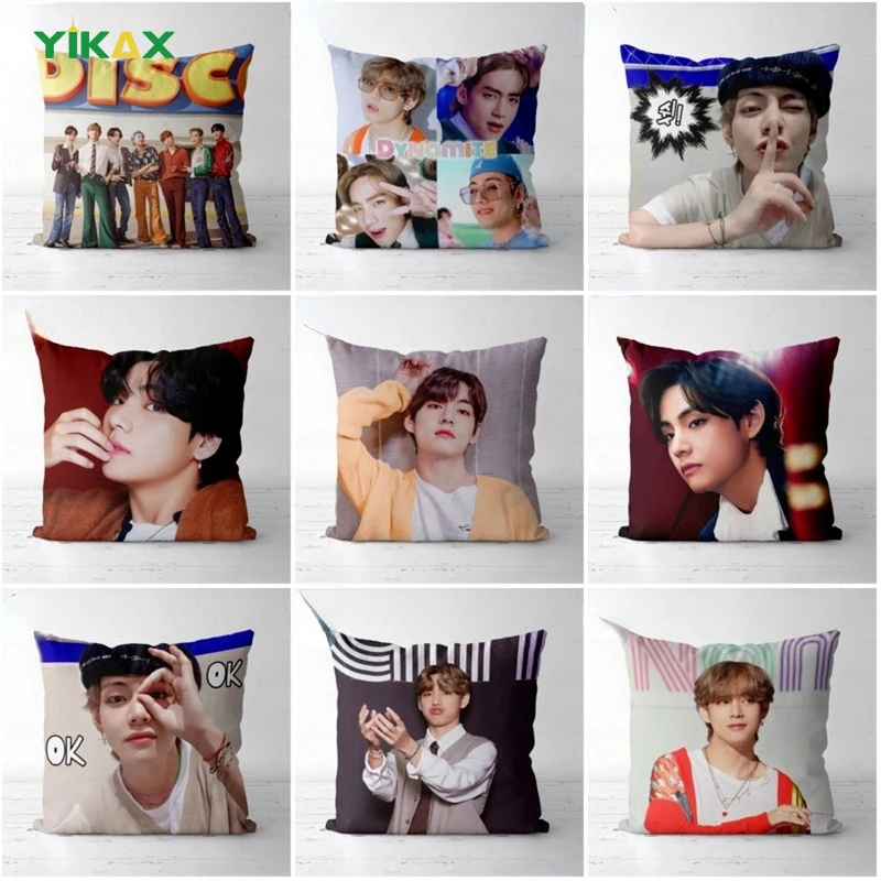 

Kpop Cushion Kpop Pillowcase Plush pillowcase Version V02 Cushion Cover Square Poszewka 30x30CM 40x40CM 45x45CM 50x50CM