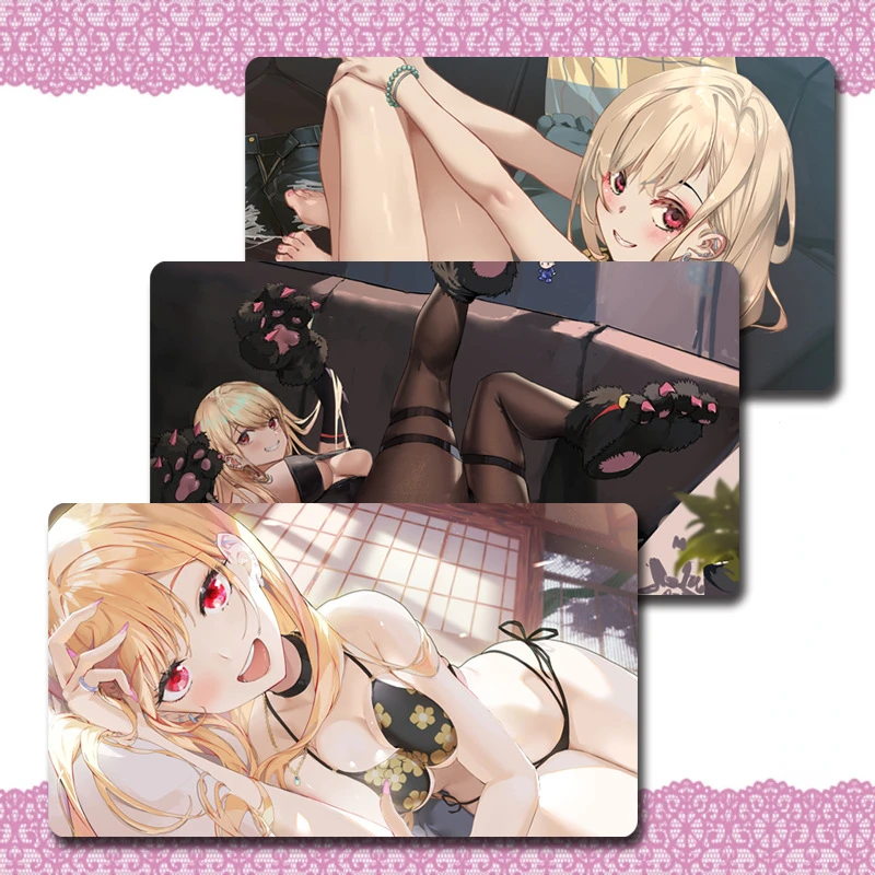 

Аниме игровой коврик для мыши на заказ Мой наряд любимая Kitagawa Marin сексуальная девушка большой Настольный коврик компьютерные игровые аксес...