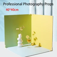 Professional Photography Props Background Board Marbling Wood Grain 2 Side Jewelry Food Products Shooting Waterproof Backdrop