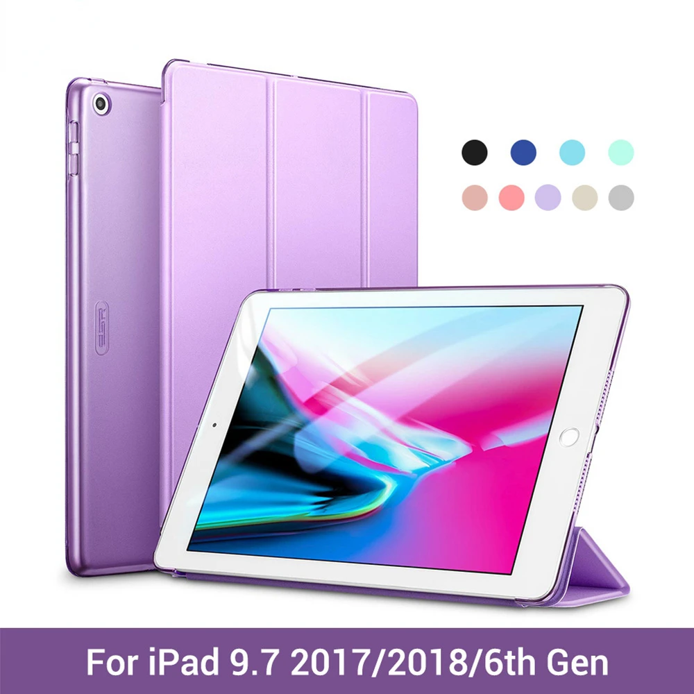 

Colorful Case for iPad 9.7 inch 2018 Cover Ultra Slim PU Leather Auto Sleep Wake Case for iPad 9.7 2017&2018 6th Generation