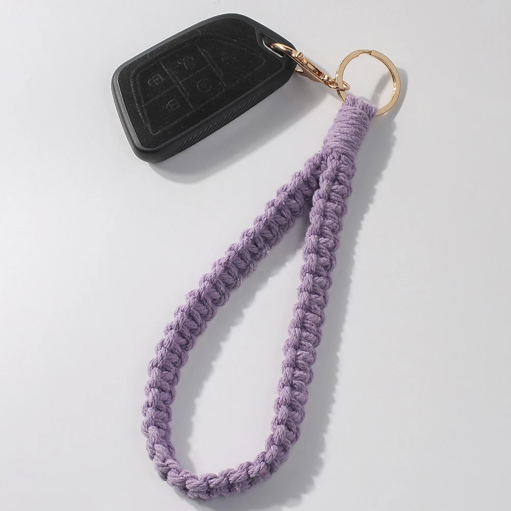 

ArtiLady Lanyard for Keys Macrame Key Chain Women Men Car Motorcycle Keychain Handmade Keyring Bag Accessories Girlfriend Gift