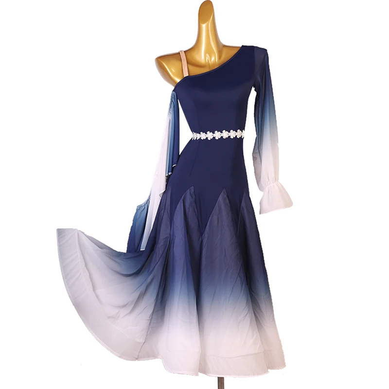 

Ballroom Dance Dresses foxtrot Dancing Skirt Women Stage Waltz Ballroom Dress