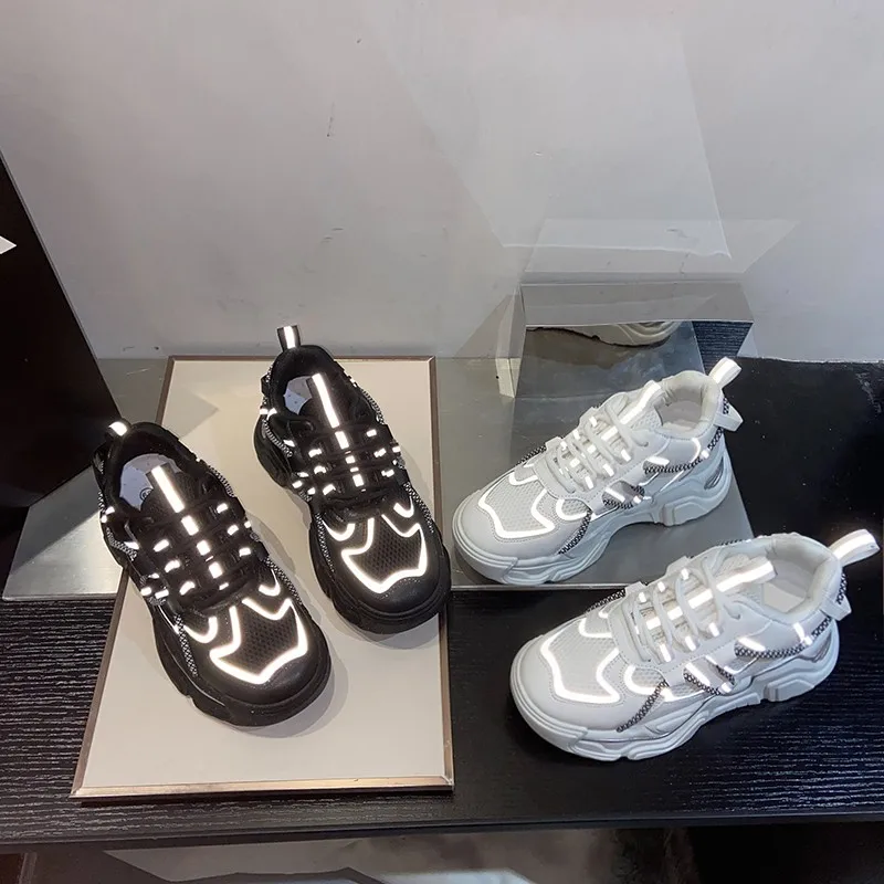 

Spring/Fall 2021 Women's shoes new lace-up platform sneakers Women's vulcanized shoes fashion Warm Dad shoes vulcanized s