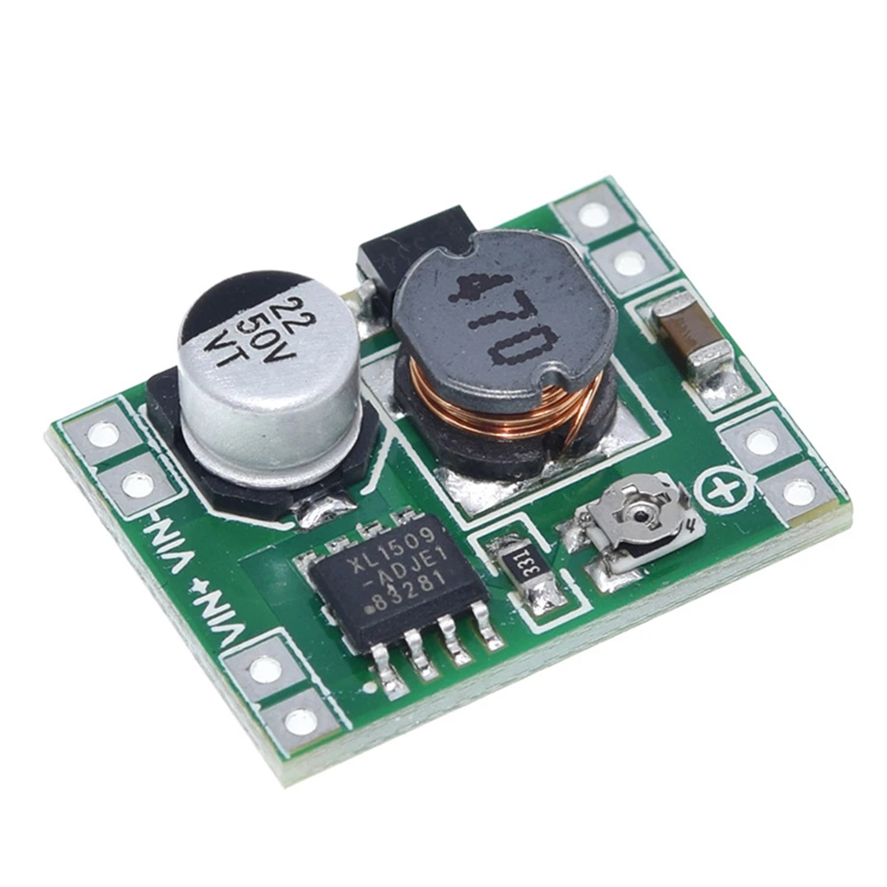 

10 шт., понижающий модуль питания XL1509, регулируемый для Arduino