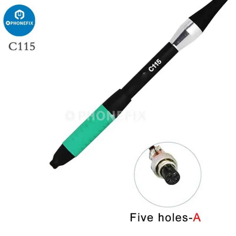 

Универсальный высокоточный паяльник с ручкой, 5/6 отверстий, сменный Утюг C210/C245/C115 с адаптером для паяльной станции JBC