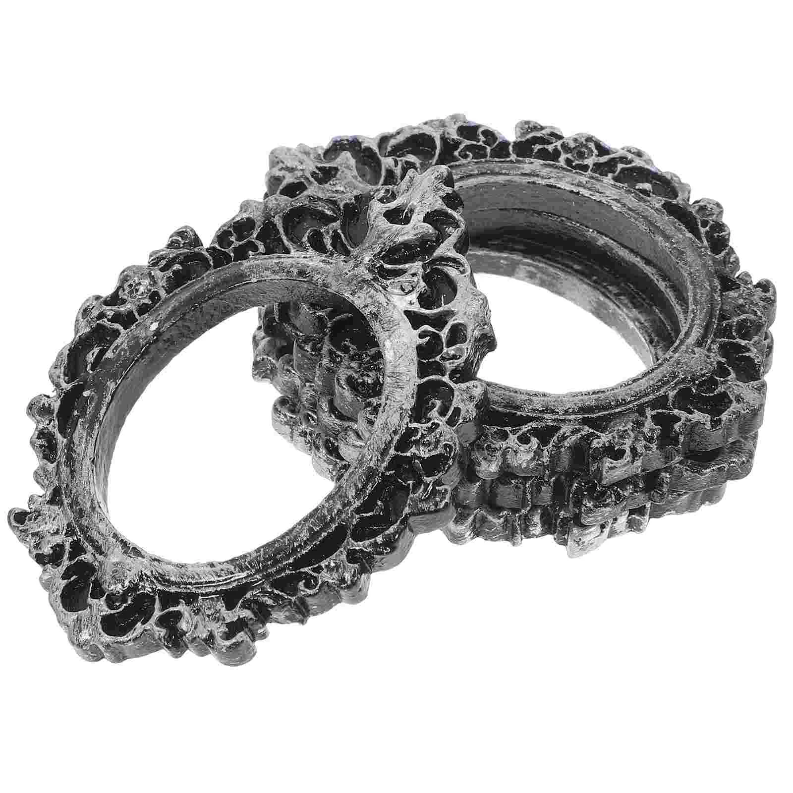 4-шт фоторамка ретро орнамент рамки для фотографий мини-реквизит крошечные