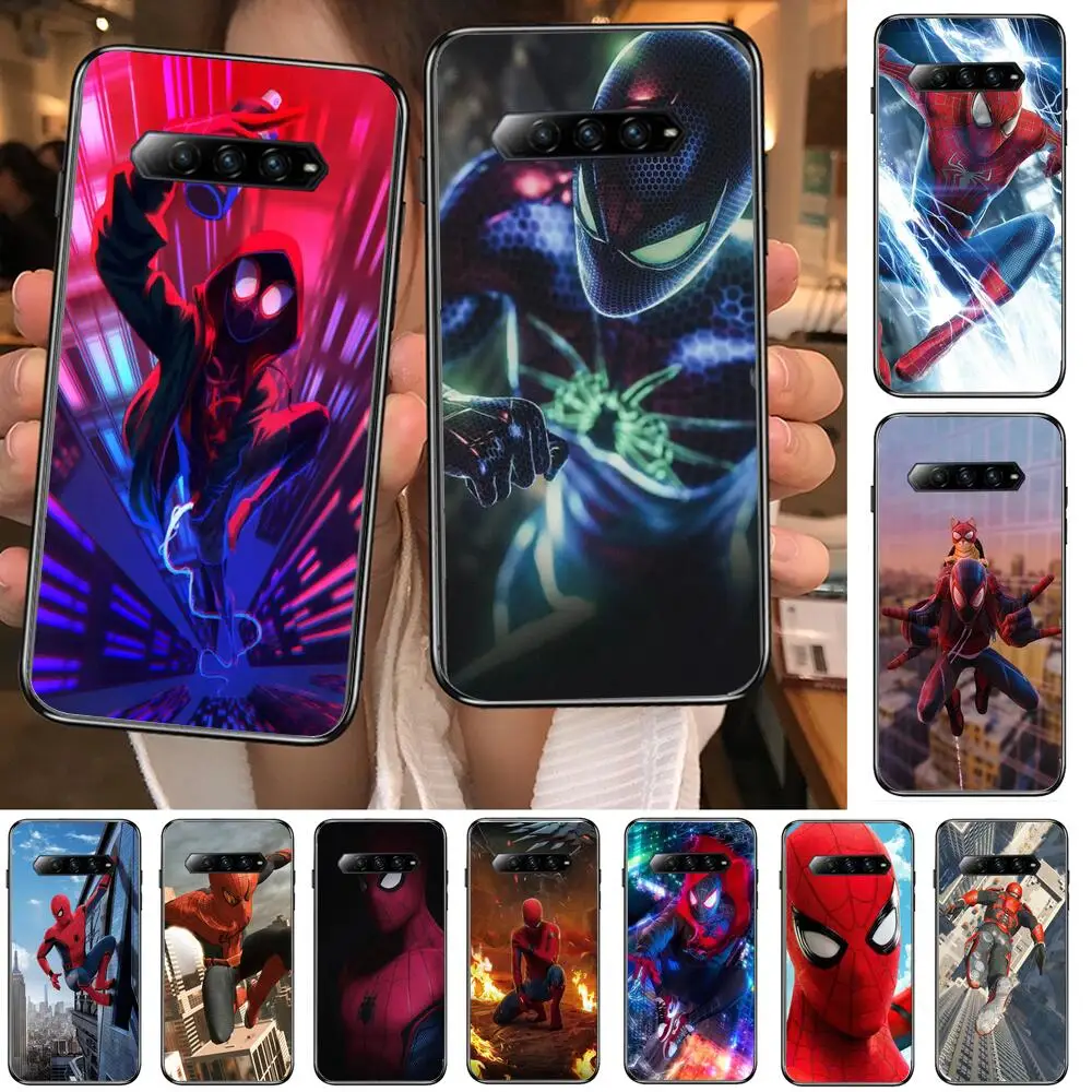 

Hot sale Spiderman Phone Case For xiaomi redmi Black Shark 4 Pro 2 3 3s Cases Helo Black Cover Silicone Back