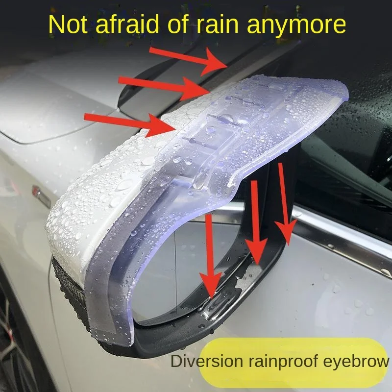 Зеркало заднего вида с защитой от дождя и для Mitsubishi asx lancer x 10 9 outlander xl pajero 4 sport carisma