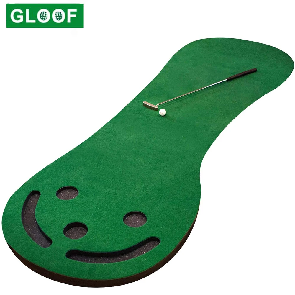 Golf Putting Green Indoor Mat.Step Up Your Game&Impress Your Friends.Practice Anywhrere with This Training Aid:Backyard,Office