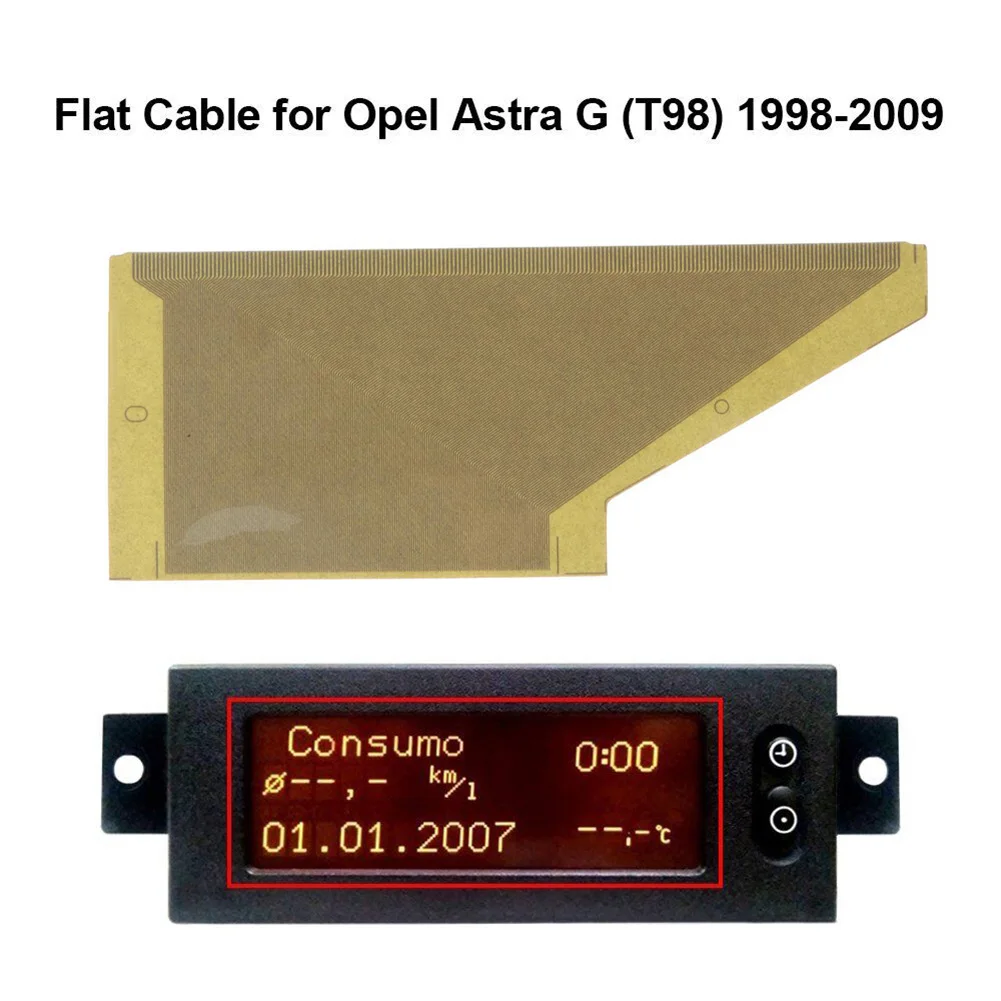 

LCD Display Ribbon Cable Auto LCD Screen Multimedia Player Flat LCD Connector For Opel ASTRA For Vauxhall Info Display 024461677