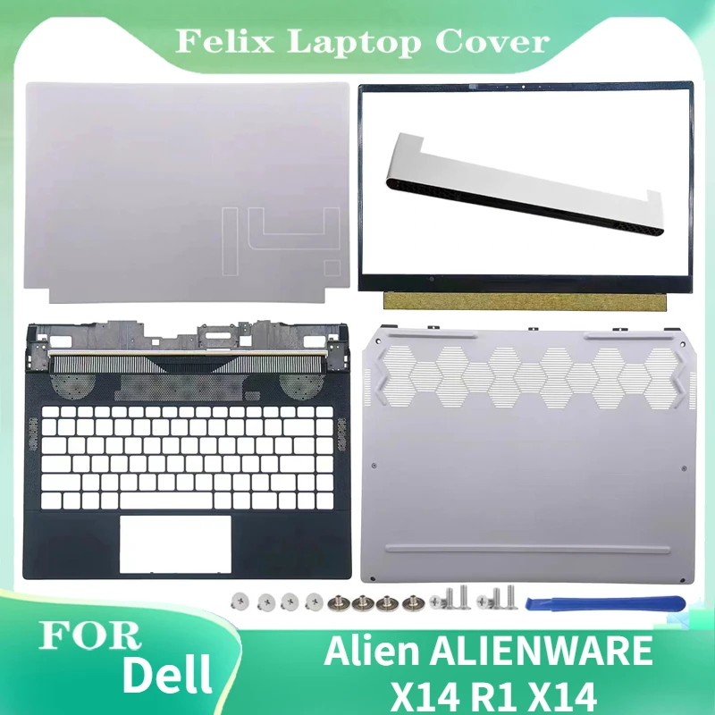 

FOR New Dell Alien ALIENWARE X14 R1 X14 LCD Back Cover/Screen Frame/Palm Rest/Bottom Cover 0R14VV 03HXFT 052P24 0KNDF5