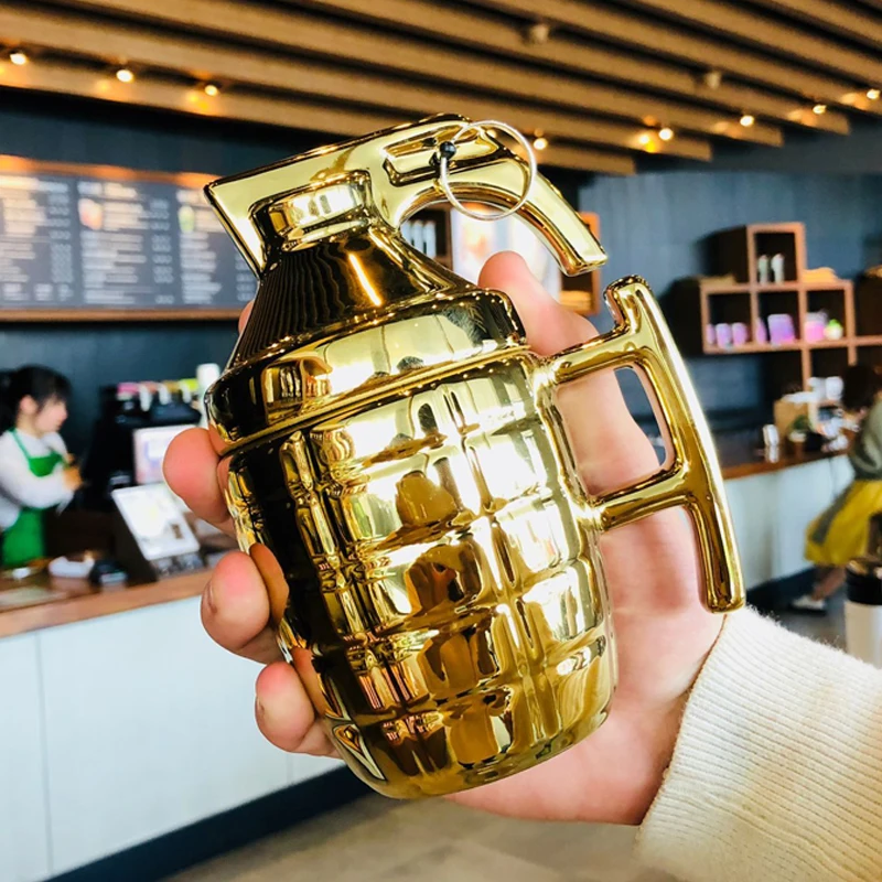 

незнакомец вещи с крышкой черная керамическая чашка ложка интересная форма стакан креативная индивидуальность тенденции мультфильм японс...