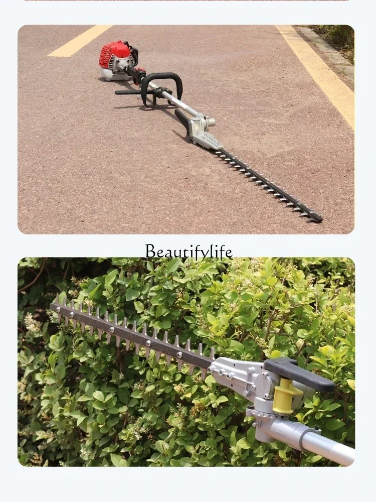 Бензиновая машина для подрезки живой изгороди удлиненная широкополосной