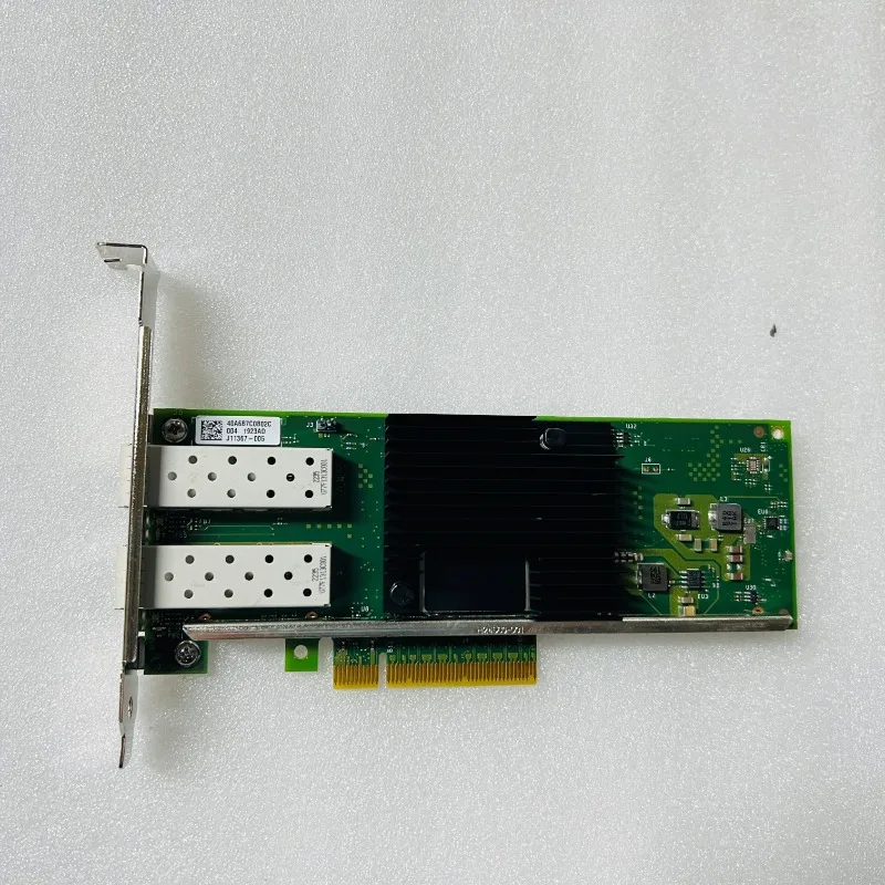 Фото Запчасти для сетевой карты X710-DA 20,000 с двумя оптическими портами и синей защитной этикеткой от подделок, чип X710-DA2BLK x710 №1
