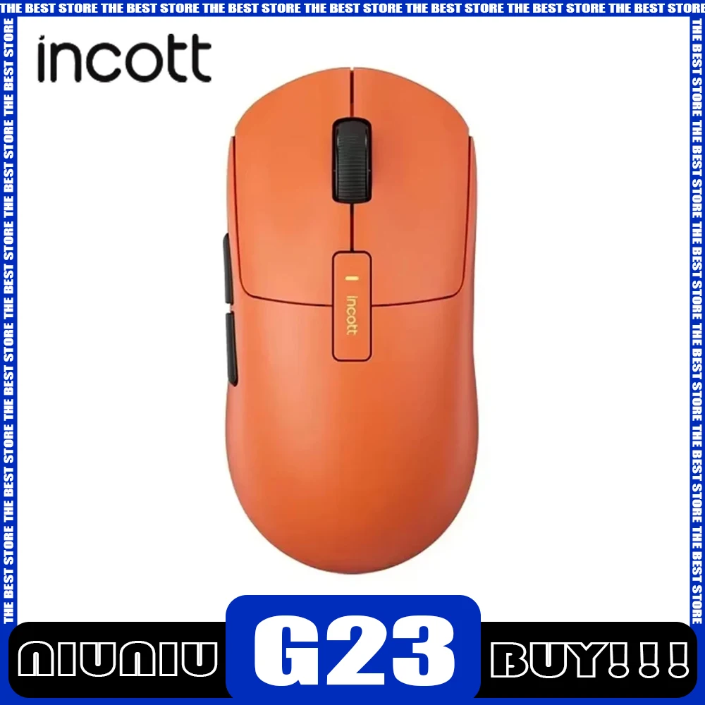 Беспроводная мышь Incott G23 Pro 8k возврат Paw3950 двухрежимная игровая с быстрой зарядкой