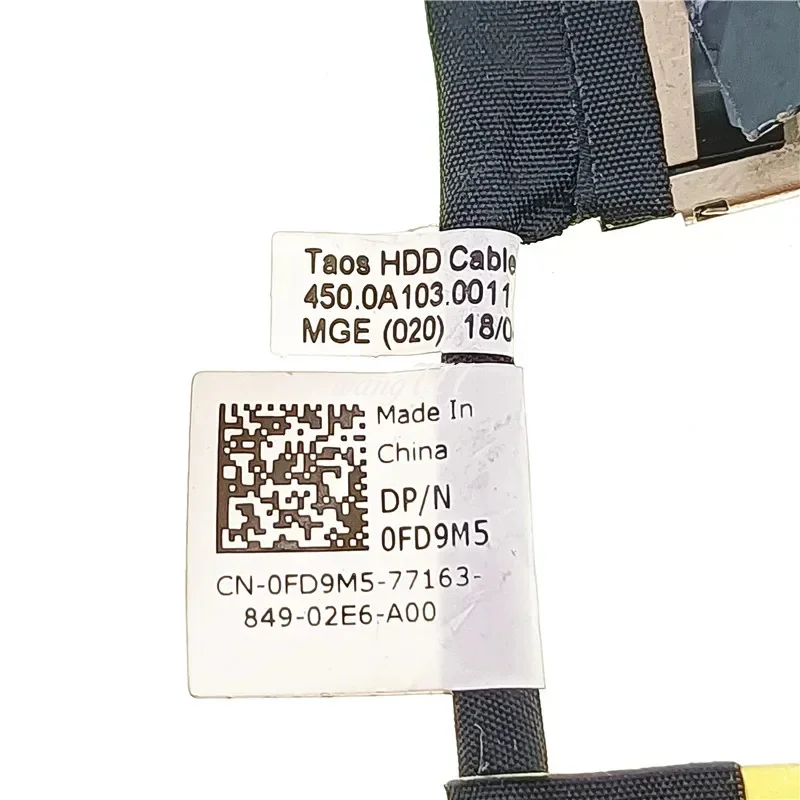 Кабель жесткого диска для ноутбука Dell Latitude 3480 3580 E3480 E3580 разъем SATA HDD SSD гибкий