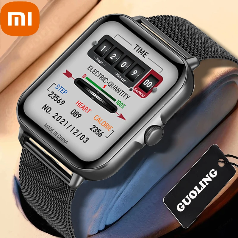 

Смарт-часы XIAOMI с Bluetooth, фитнес-трекером и сенсорным циферблатом