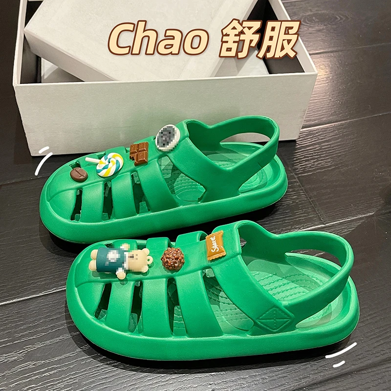 

Босоножки женские с перекрестными ремешками, удобные сандалии на танкетке, мягкие Нескользящие, средний и черный цвет, для лета