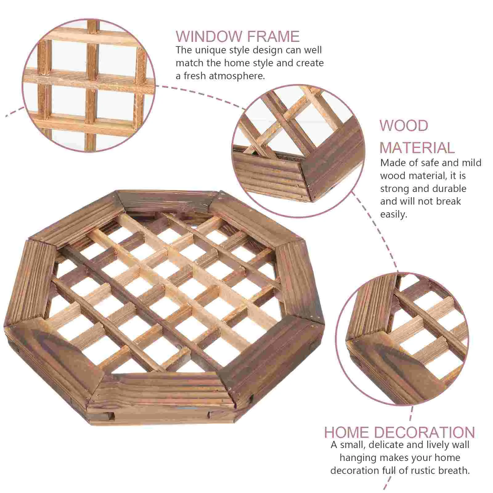 Деревенское искусственное украшение рамы винтажный фермерский стиль решетка