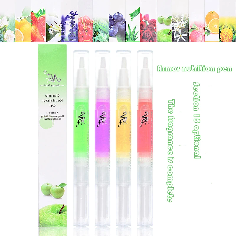 

1PCS Nail Nutrition Oil Pen Nail Treatment Cuticle Revitalizer Oil Prevent Agnail Nail Polish Nourish Skin 15 Smells