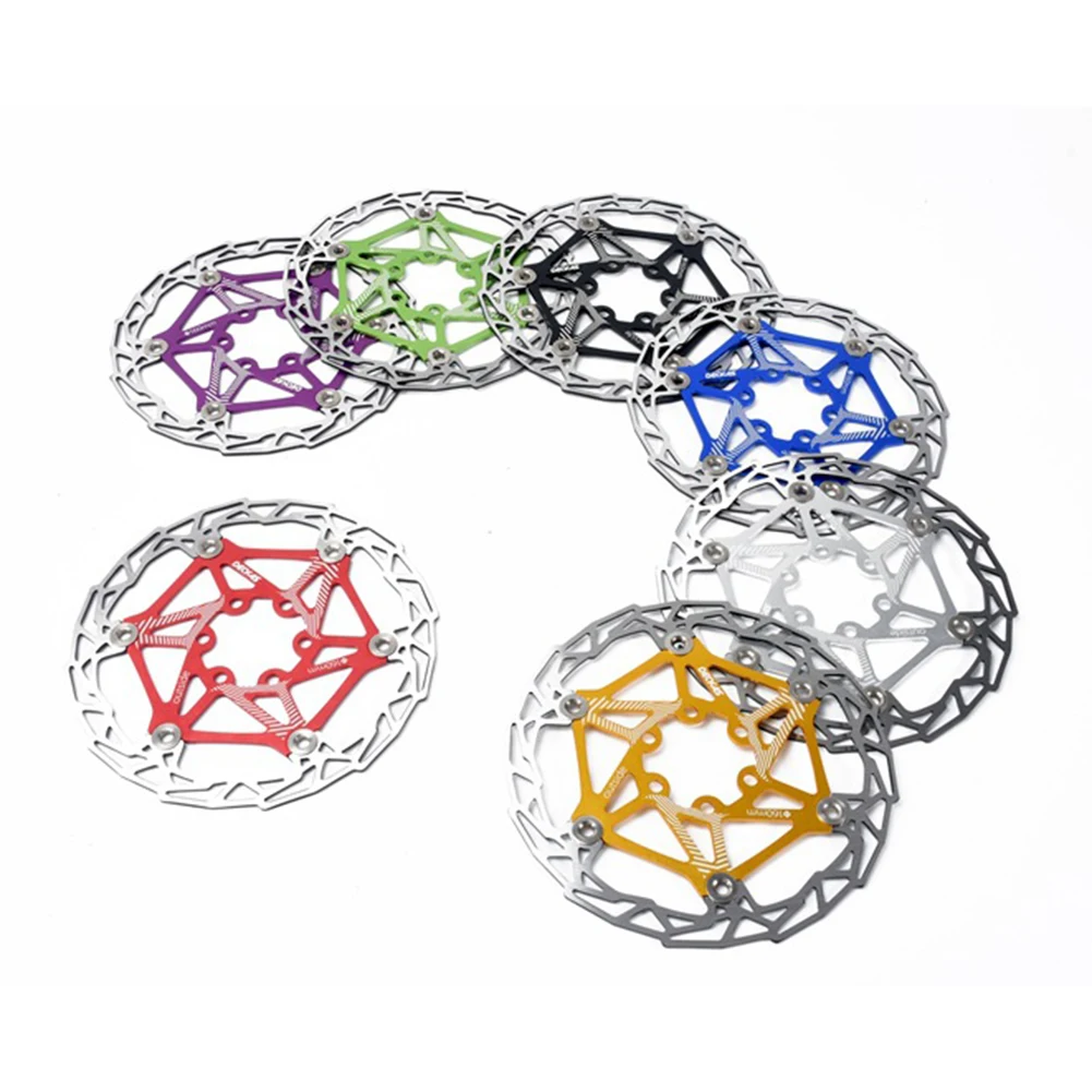 

Bike Bicycle Floating Disc Mountain Brake Disc Six-Pin Disc 160mm Brake Pad 1.8mm For MTB Bicycle Parts Component