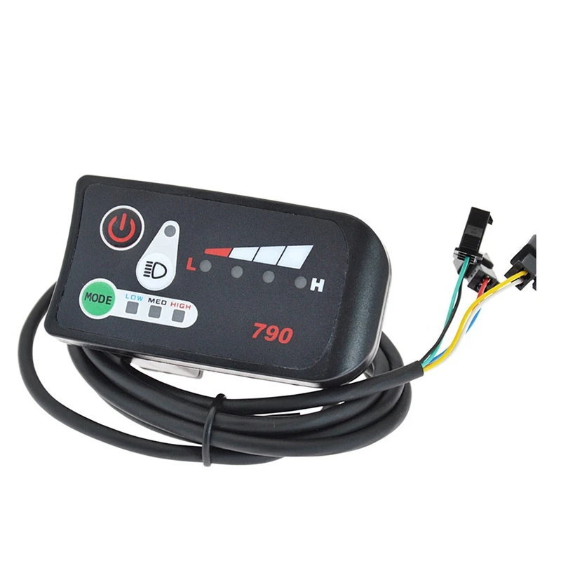 Electric Vehicle Bicycle Meter LED Power Display 6 Km Booster 790 Meters