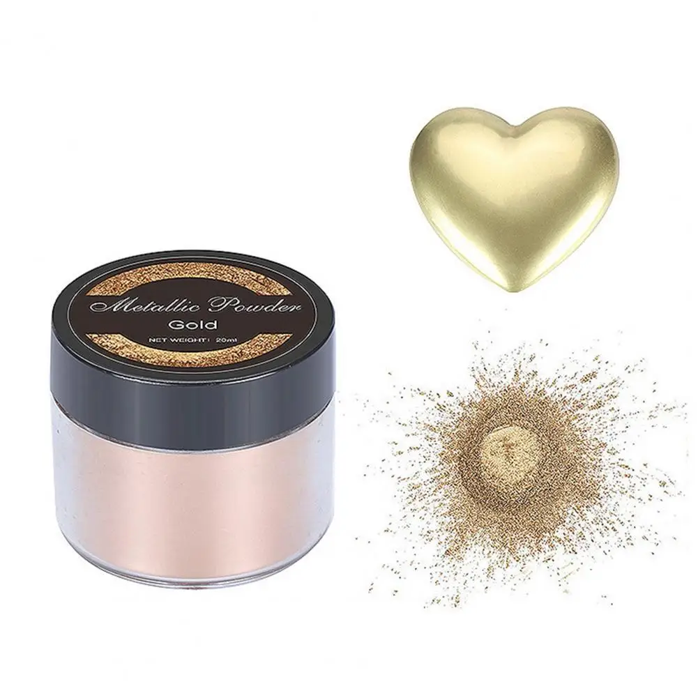 

Nail Glitter Powder Useful Exquisite Metal Nail Mirror Glitter Powder Manicure Tool Leakproof Fine Texture Nail Art Powder