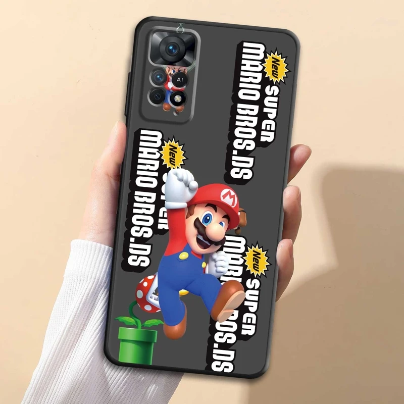 

For Xiaomi Redmi Note 8 9 10 11 12 4G 5G Pro 9S NOTE11 10Pro 10S 11T 8T 11s NOTE12 Case Super Mario Funny